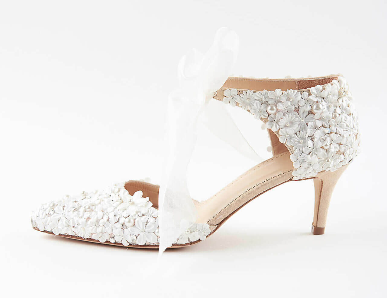 Beaded on sale bridal sandals