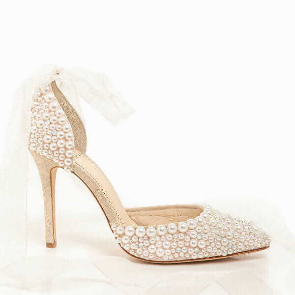 AB Crystal Iridescent Handmade Wedding Prom Bridal shoes High Low Heels  Flat | eBay